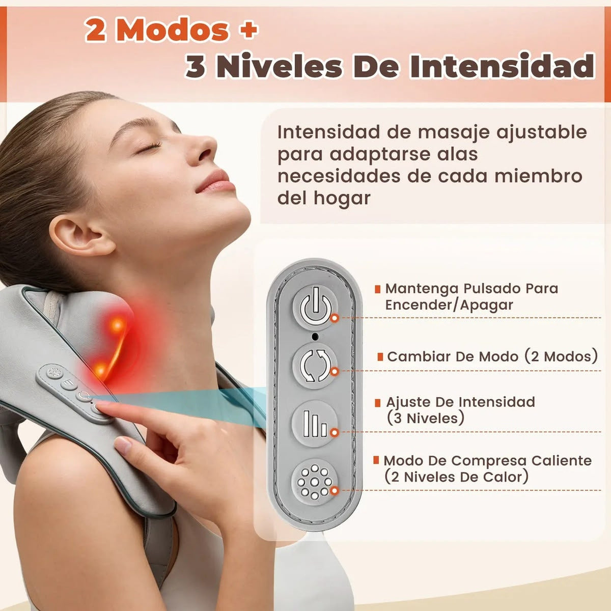 2 modos y 3 intensidades