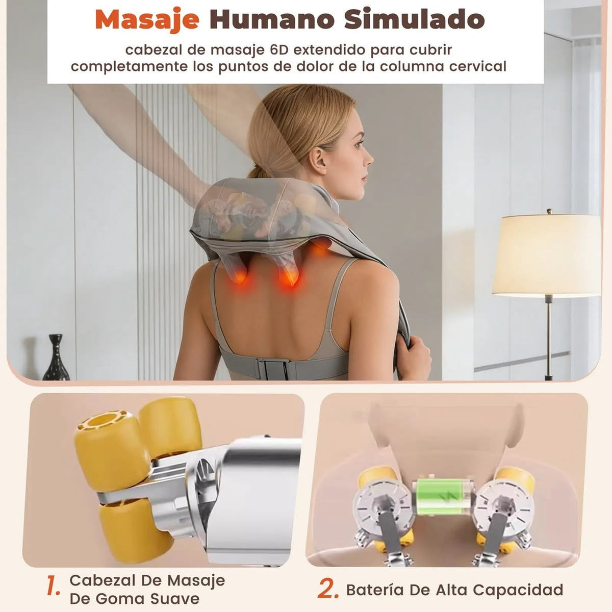 Simula el masaje de las manos